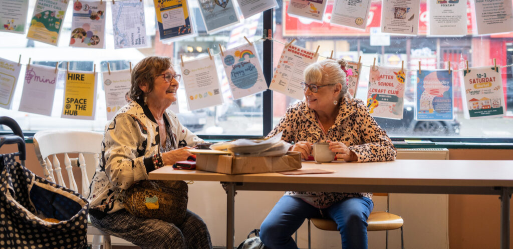 Whitley Bay Big Local Friends having coffee