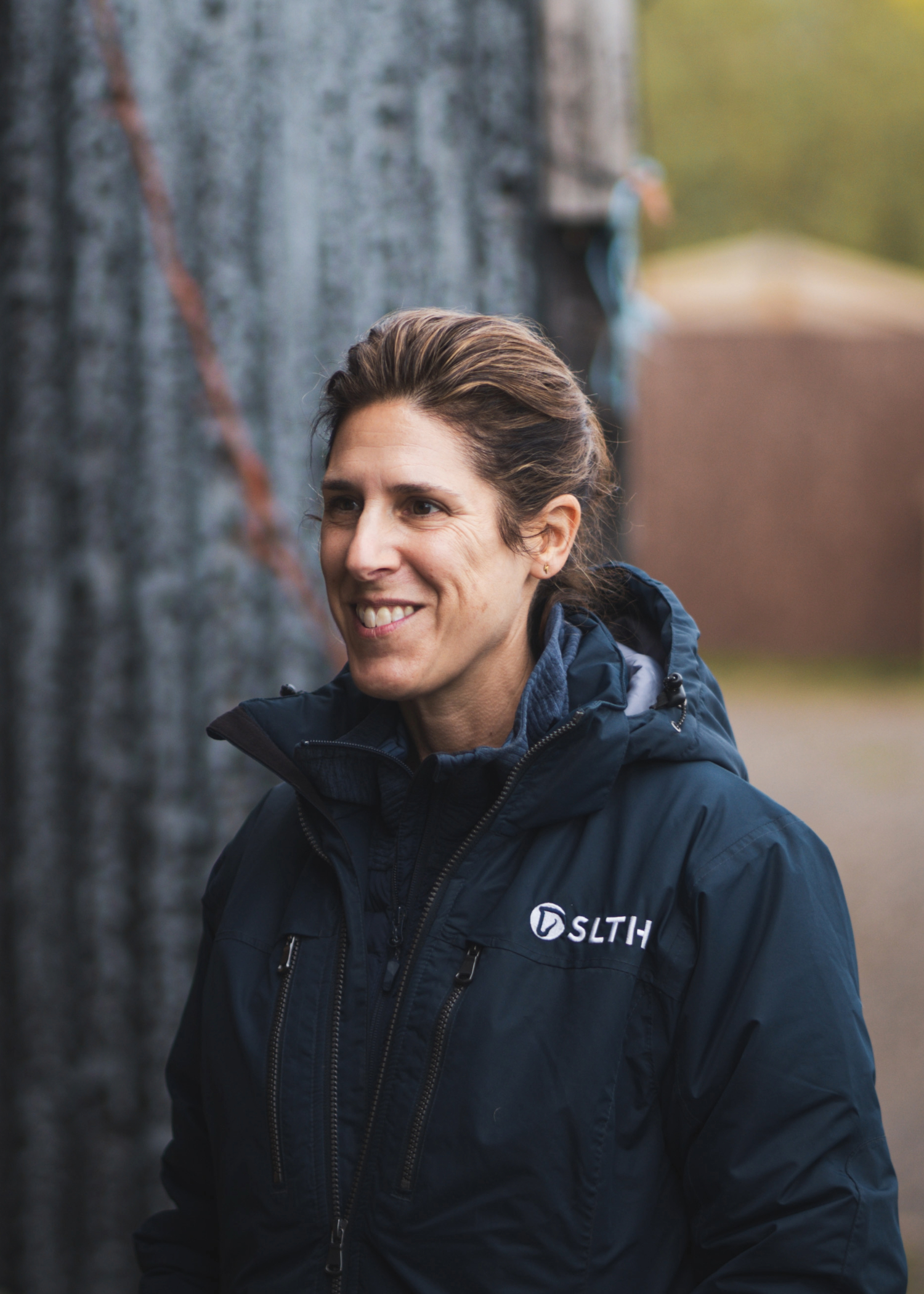 Lady smiling at Strength and Learning Through Horses